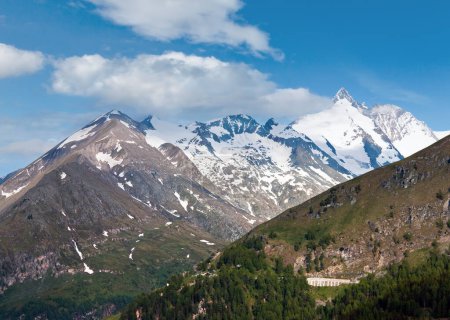 Photo for Tranquil summer Alps mountain (view from Grossglockner High Alpine Road) - Royalty Free Image