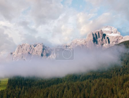 Téléchargez les photos : Tranquille été Dolomites italiennes vue sur la montagne - en image libre de droit