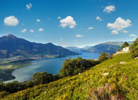 Photo for Alpine Lake Como summer  view from mountain top (Italy) - Royalty Free Image
