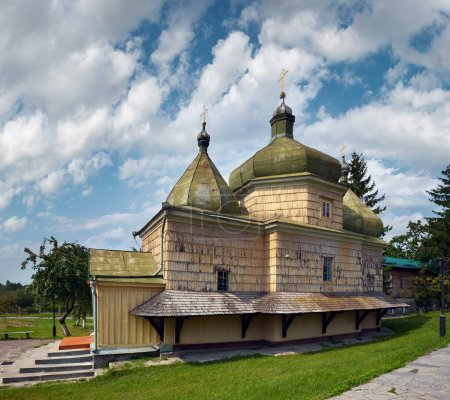 alte historische ukrainische Holzkirche (xvii - xviii)