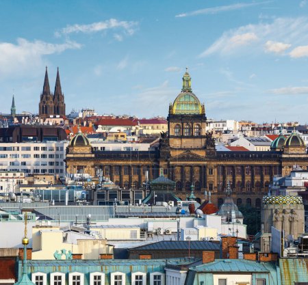 Foto de Vista superior de la ciudad de Praga (República Checa
). - Imagen libre de derechos