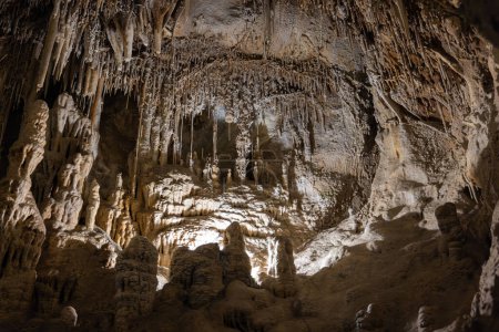Photo for Rock formations inside of the Lehman Caves in Great Basin National Park, Nevada - Royalty Free Image