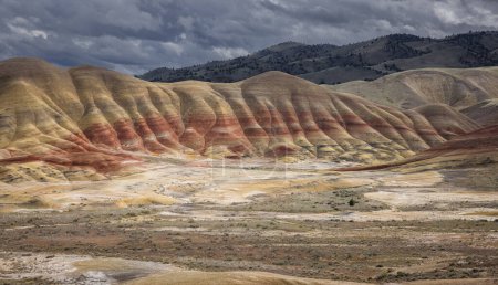 Téléchargez les photos : Beau paysage coloré des collines peintes dans l'est de l'Oregon, près de John Day. - en image libre de droit