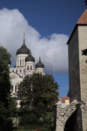 Photo for Old part of city of Tallinn, capital of Estonia - Royalty Free Image