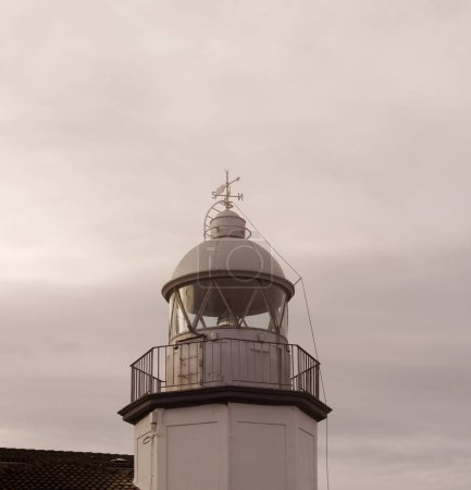 Photo for Llanes, Faro de Llanes lighthouse,  Spain, Asturias - Royalty Free Image