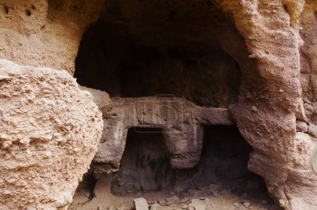 Gran Canaria, Gemeinde Telde, Höhlenkomplex der Ureinwohner Poblado de las Cuevas del Calasio