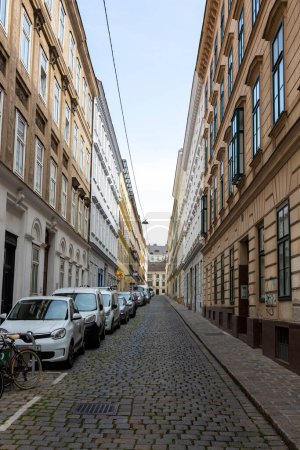 Photo for Vienna, Austria - June 18, 2023: View of one of the streets in Vienna - Royalty Free Image