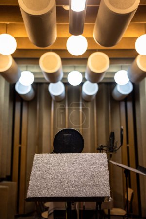 Photo for Professional recording studio, complete with technical equipment - Royalty Free Image
