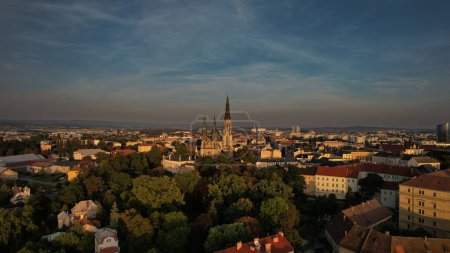 Luftaufnahme von Olomouc, Tschechische Republik