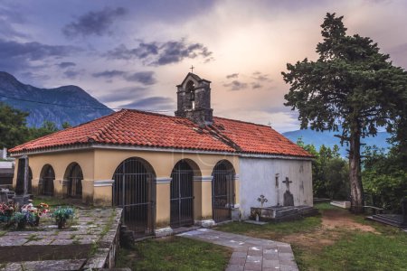 Cemetery of Savina Monastery in Herceg Novi, Montenegro