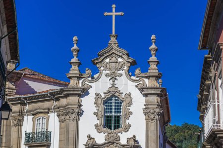 Church next to Casa da Capela das Malheiras in Viana do Castelo city, Portugal