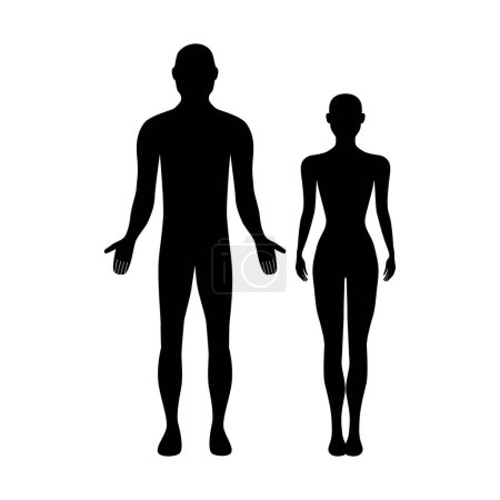 Illustration for Men and women people couple vector on a white background - Royalty Free Image