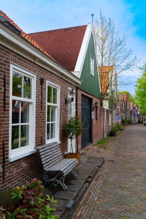 rural dutch traditional country small old town Edam, Netherlands