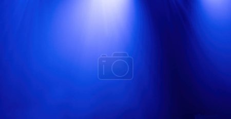 Téléchargez les photos : Fond de lumière bleue de la scène à partir de projecteurs projecteurs, fond abstrait - en image libre de droit