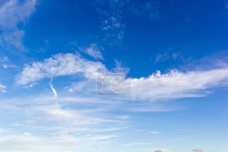Photo for Blue sky with cloud in summer in tropical place - Royalty Free Image