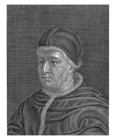 Foto de Retrato del Papa León X, Moritz Steinla, después de Rafael, 1818 - Imagen libre de derechos