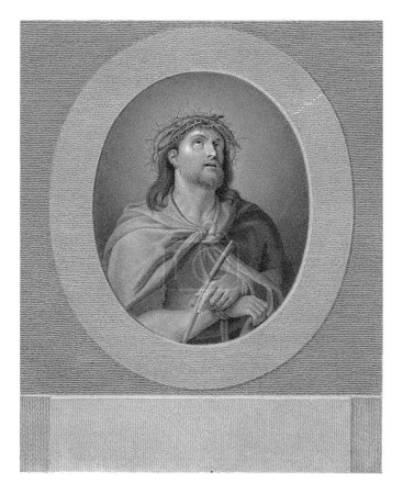 Photo for Christ Handcuffed and Crowned with Thorns, Lambertus Antonius Claessens, after Guido Reni, 1809 - Royalty Free Image