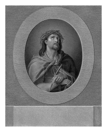 Photo for Christ Handcuffed and with Crown of Thorns, Lambertus Antonius Claessens, after Guido Reni, 1809 - Royalty Free Image