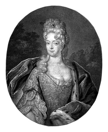 Téléchargez les photos : Portrait d'Elisabeth Christina, impératrice d'Autriche, Pieter Schenk (I), 1706 - en image libre de droit