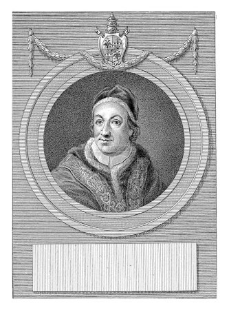 Foto de Retrato del Papa Pío VI, Reinier Vinkeles (I), después de anónimo, 1775 - 1777 - Imagen libre de derechos