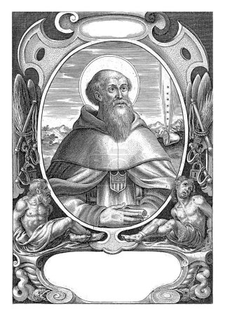 Téléchargez les photos : Portrait de saint Pierre Nolasco, fondateur de l'Ordre Mercédarien. - en image libre de droit