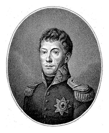 Foto de Retrato de Willem I Frederik (Rey de los Países Bajos), Willem van Senus, después de Hendrik Willem Caspari, 1814 - 1843 - Imagen libre de derechos