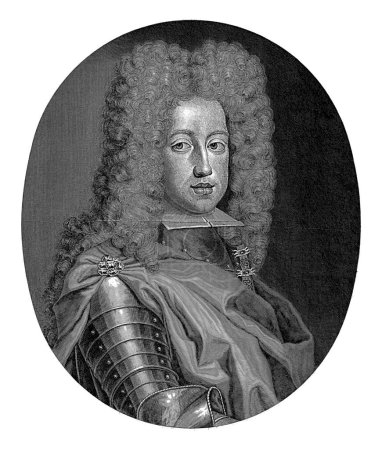 Téléchargez les photos : Portrait de l'empereur Charles VI, Pieter van Gunst, 1701 - 1711 Charles VI, empereur du Saint-Empire romain germanique. Il est présenté comme prétendant au trône Charles III d'Espagne. - en image libre de droit