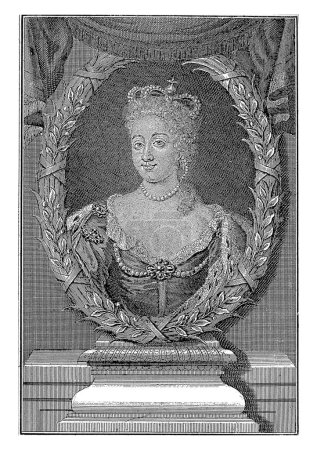 Téléchargez les photos : Portrait de Louise Elisabeth d'Orléans, reine d'Espagne, Georg Paul Busch, 1734 - en image libre de droit