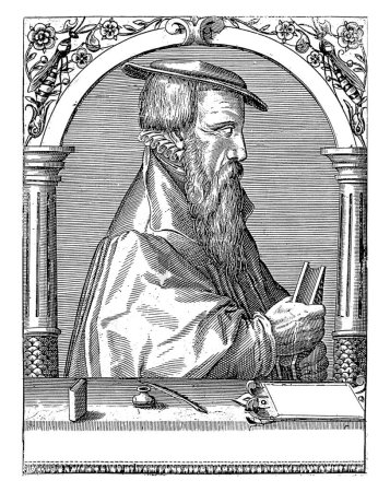 Foto de Retrato de Johannes Wolf, Robert Boissard, 1597 - 1599 - Imagen libre de derechos