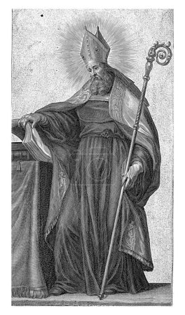 Photo for Saint Augustine as Bishop, Pieter de Bailliu (I), 1623 - 1660 - Royalty Free Image