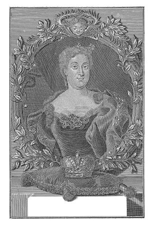 Téléchargez les photos : Portrait d'Elisabeth Christina, impératrice d'Autriche, Georg Paul Busch, d'après Johann Gottfried Auerbach, 1711 - 1756 - en image libre de droit