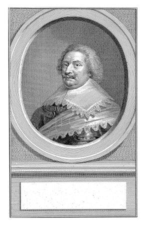 Foto de Retrato de Willem, conde de Nassau, Jacob Houbraken, después de Michiel Jansz van Mierevelt, después de Aert Schouman, 1747 - 1759 - Imagen libre de derechos