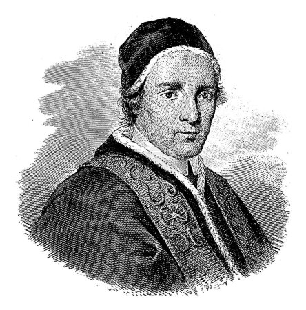 Photo for Portrait of Pope Clement XIV, Marc, in or after 1769 - Royalty Free Image