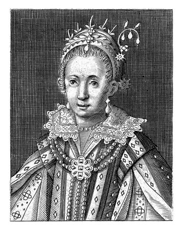 Foto de Retrato de Leonor de Habsburgo, archiduquesa de Austria, reina de Portugal y Francia, anónimo, 1612 - 1652 - Imagen libre de derechos
