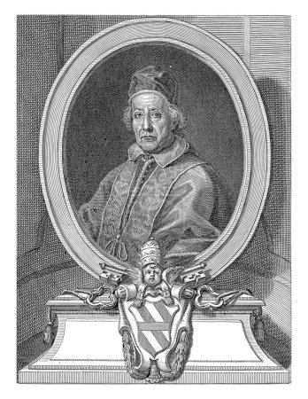 Foto de Retrato del Papa Clemente XII, Gasparo Massi, después de Antonio David, 1730 - 1731 - Imagen libre de derechos