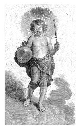 Photo for Christ Child with Globe and Sceptre, Pieter de Bailliu (I), after Erasmus Quellinus (I), 1623 - 1660 - Royalty Free Image