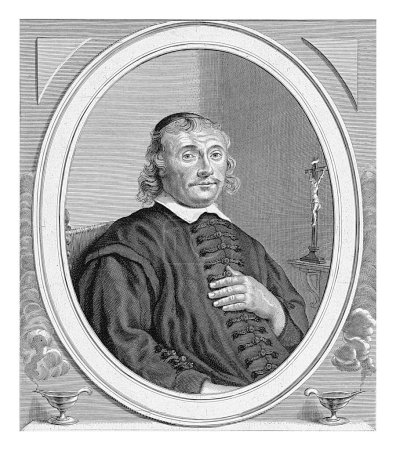 Foto de Retrato de Ambrosius Plettenbergh, pastor y teólogo en Amsterdam. - Imagen libre de derechos