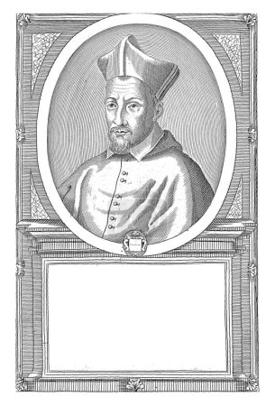 Téléchargez les photos : Portrait d'Antonio Sassolino, 45e ministre général de l'Ordre franciscain, Antonio Luciani (attribué à), 1710-1738 - en image libre de droit