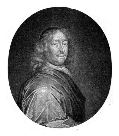 Foto de Retrato del teólogo Johann Olearius, Pieter Schenk (I), 1670 - 1713 - Imagen libre de derechos