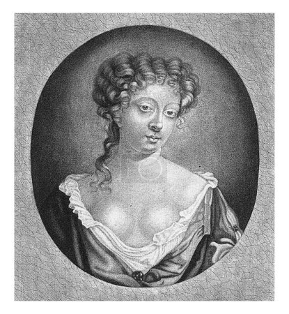 Foto de Retrato Eleanor Gwyn, Abraham de Blois, después de Peter Lely (Sir), 1679 - 1709 Retrato de la actriz Eleanor Gwyn. Fue una de las amantes de Carlos II, rey de Inglaterra. - Imagen libre de derechos