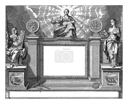 Photo for Allegory of the Old and New Testaments, Abraham de Blois, 1682 Allegory of the Old and New Testaments. - Royalty Free Image