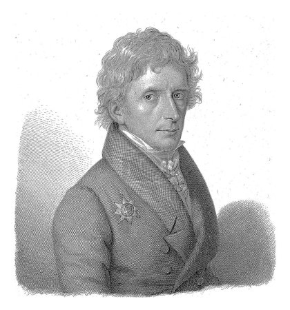 Téléchargez les photos : Portrait Carl Ferdinand Friedrich von Nagler, Ludwig Buchhorn, d'après Friedrich Johann Gottlieb Lieder, 1823-1856 - en image libre de droit