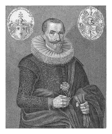 Foto de Retrato de Hans Negelein, Johann Friedrich Leonard, después de Michael Herr, 1669 Retrato de Hans Negelein, empresario en Nuremberg. - Imagen libre de derechos