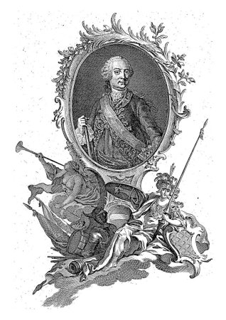 Foto de Portret van Leopold Joseph von Daun, Johann Esaias Nilson, después de Martin Mytens (II), 1731 - 1788 - Imagen libre de derechos