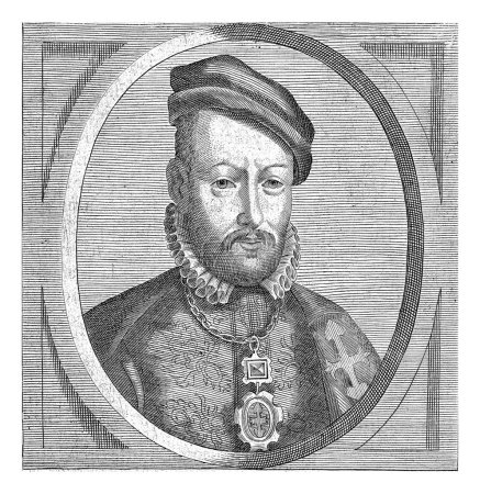 Téléchargez les photos : Portrait de Don Luis de Requesens y Zunega, H. van der Heyden, 1600 - 1699 - en image libre de droit