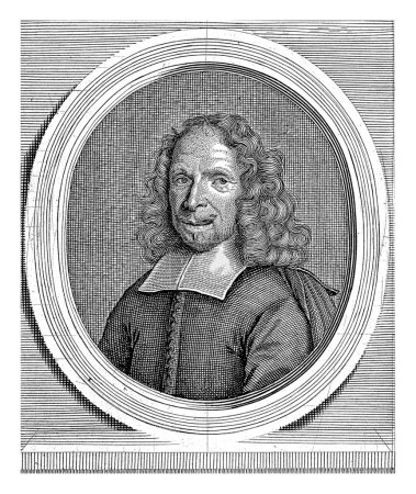 Foto de Retrato del predicador Otto Belcampius en ovalado, Danckerts Dancker, 1643 - 1666 Retrato del predicador Otto Belcampius en ovalado. Debajo del retrato un verso holandés en seis líneas. - Imagen libre de derechos