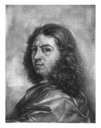 Téléchargez les photos : Autoportrait de Nicolaas Walraven van Haeften, Nicolaes van Haeften, 1683 - 1715 - en image libre de droit