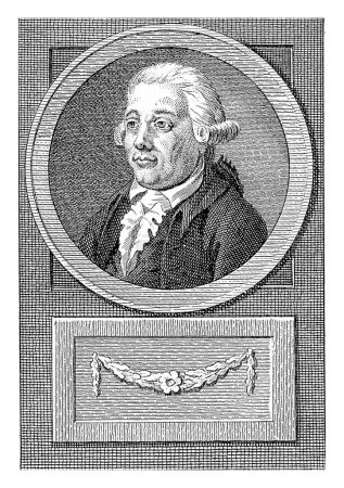 Téléchargez les photos : Portrait de Coert Lambertus van Beyma, Reinier Vinkeles (I), d'après Jacobus Buys, 1783 - 1795 Portrait de la politique et avocat-fiscal Coert Lambertus van Beyma. - en image libre de droit
