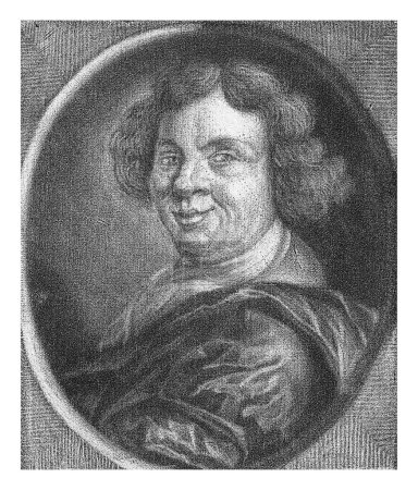 Foto de Autorretrato del pintor Jacob van der Sluys, Jan de Groot, después de Jacob van der Sluys, 1698 - 1776 - Imagen libre de derechos