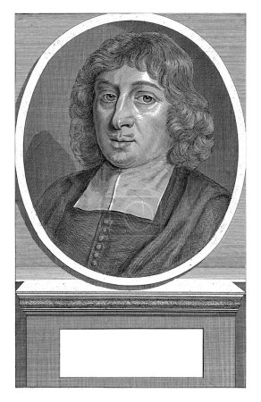 Foto de Retrato de Daniel de Lobell, Anthony van Zijlvelt, c. 1720 Retrato de Daniel de Lobell, predicador en La Haya. - Imagen libre de derechos
